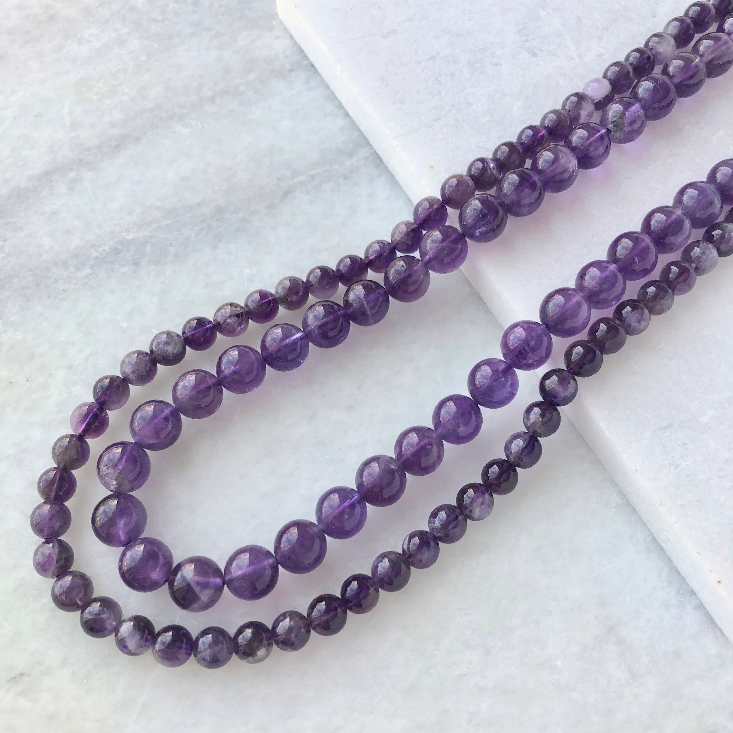 Amethyst Bead Strand – Beadniks Chicago